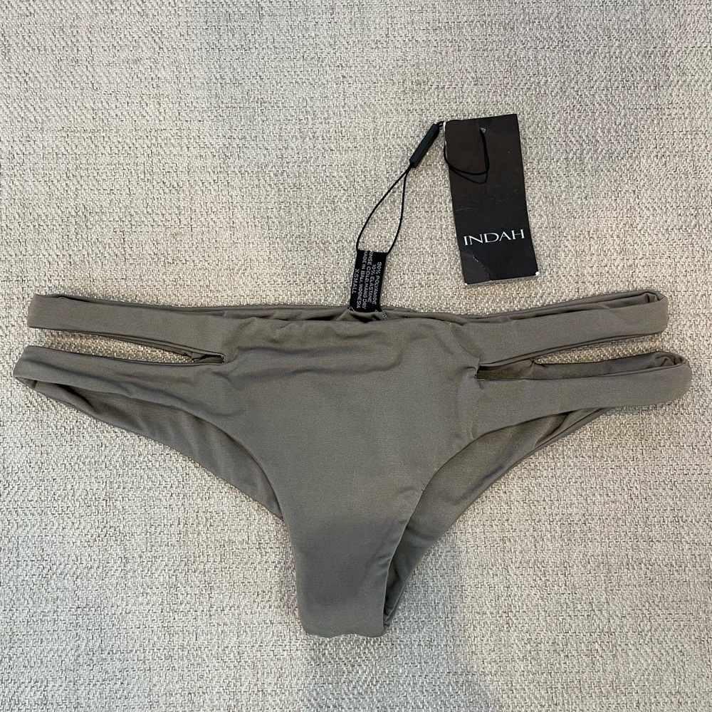 Indah Women's Bikini Bottom in Taupe